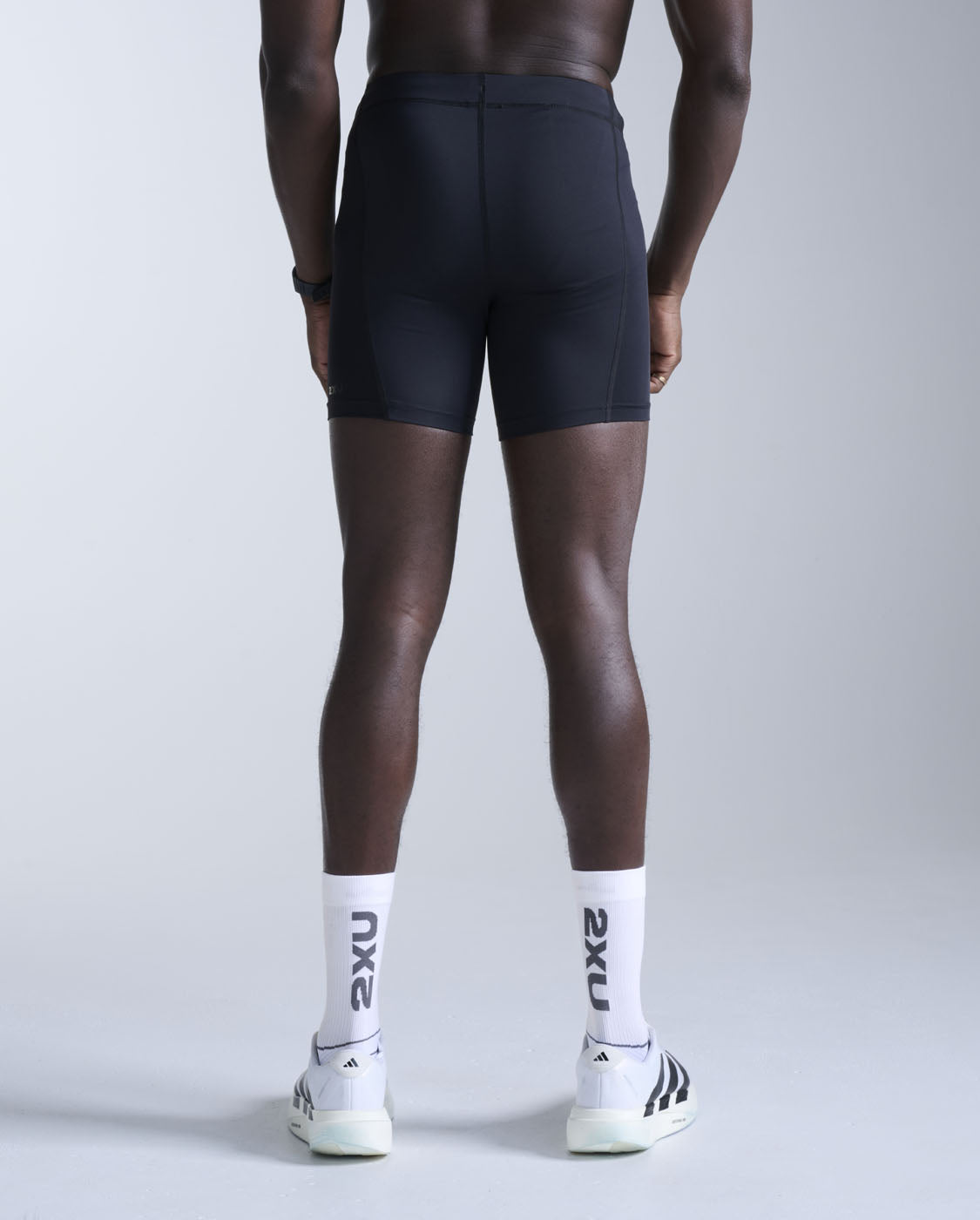 Core Compression 1/2 Shorts, Black/Black