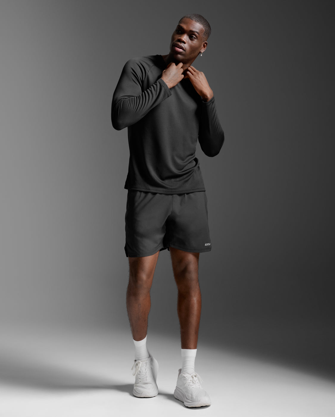 Aero Mesh Long Sleeve, Black/Silver Reflective