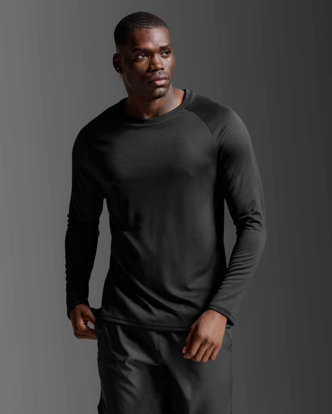 Aero Mesh Long Sleeve, Black/Silver Reflective
