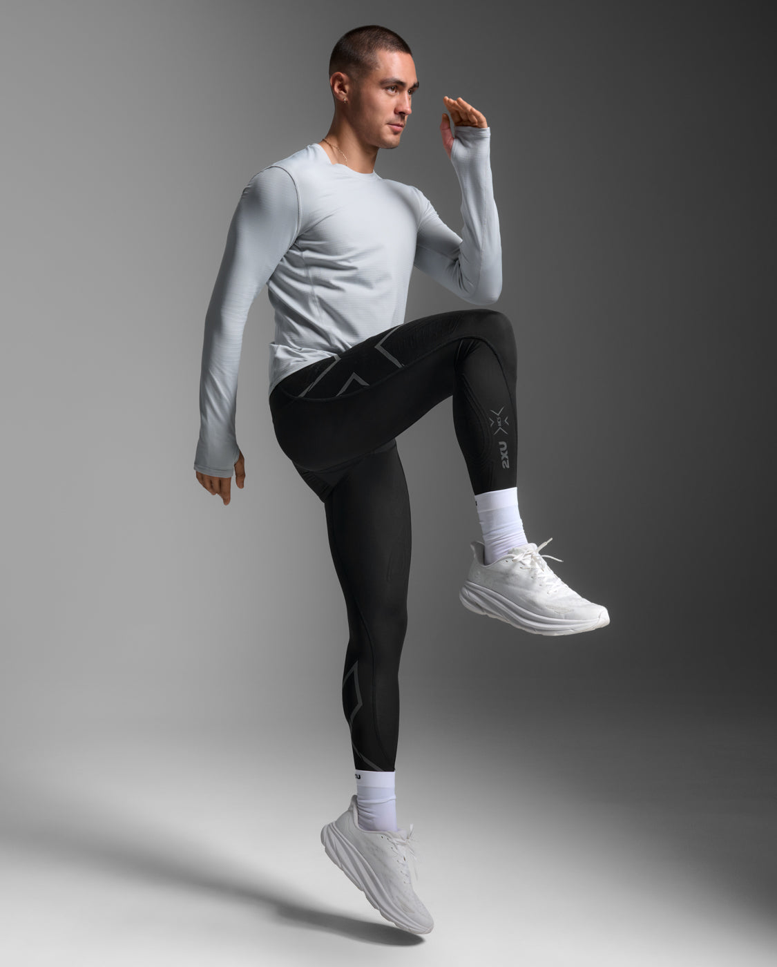 Ignition Grid Base Layer, Harbor Mist/Black Reflective