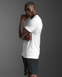 Signature Soft Jersey Tee, White/White