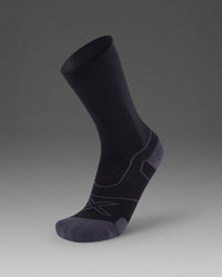 Vectr Cushion Crew Socks, Black/Titanium