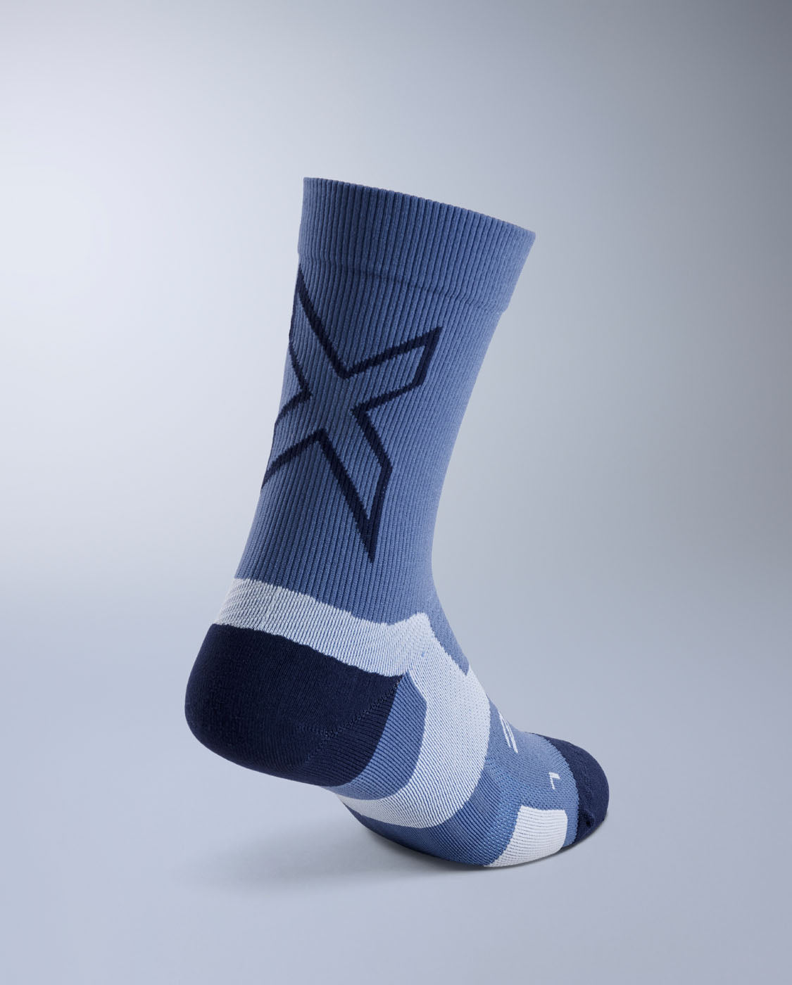 Vectr Light Cushion Crew Socks, Indigo/Midnight