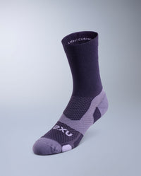 Vectr Light Cushion Crew Socks, Velvet Purple/Dusted Grape