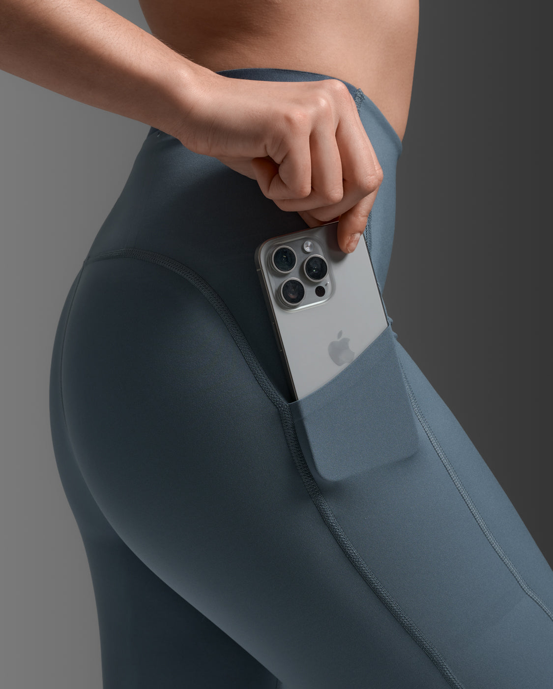 Form Stash Hi-Rise Compression Tights, Dark Sage/Dark Sage