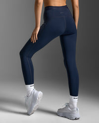Form Stash Hi-Rise Compression Tights, Midnight/Midnight