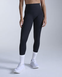 Flex Hi-Rise Compression Tights, Black/Black