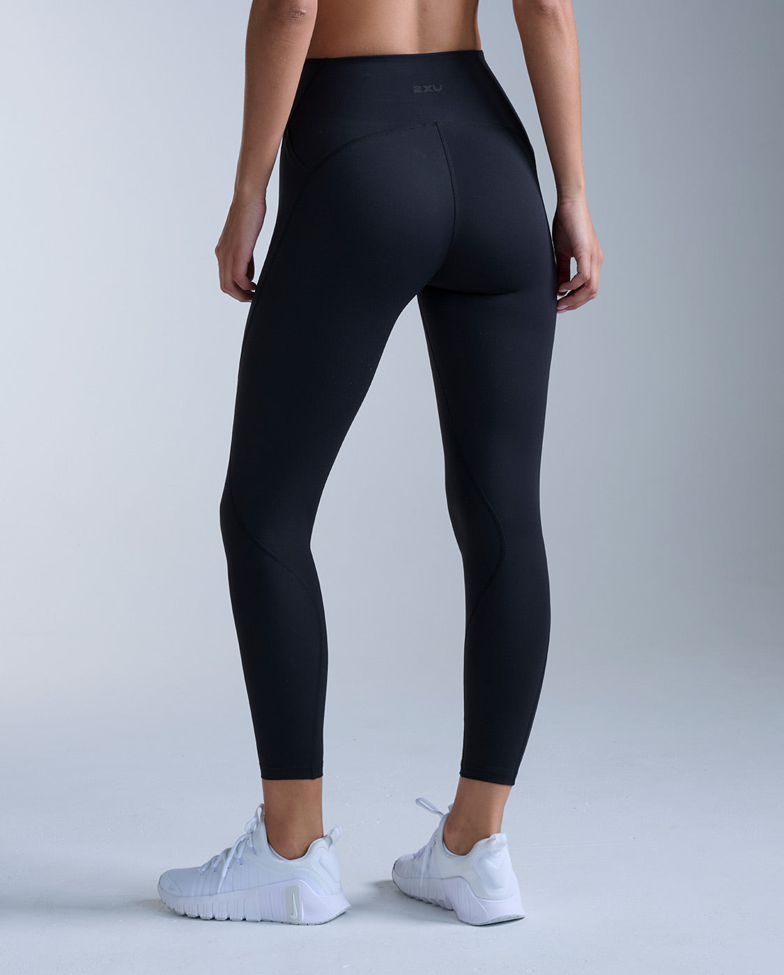 Flex Hi-Rise Compression 7/8 Tights, Black/Black