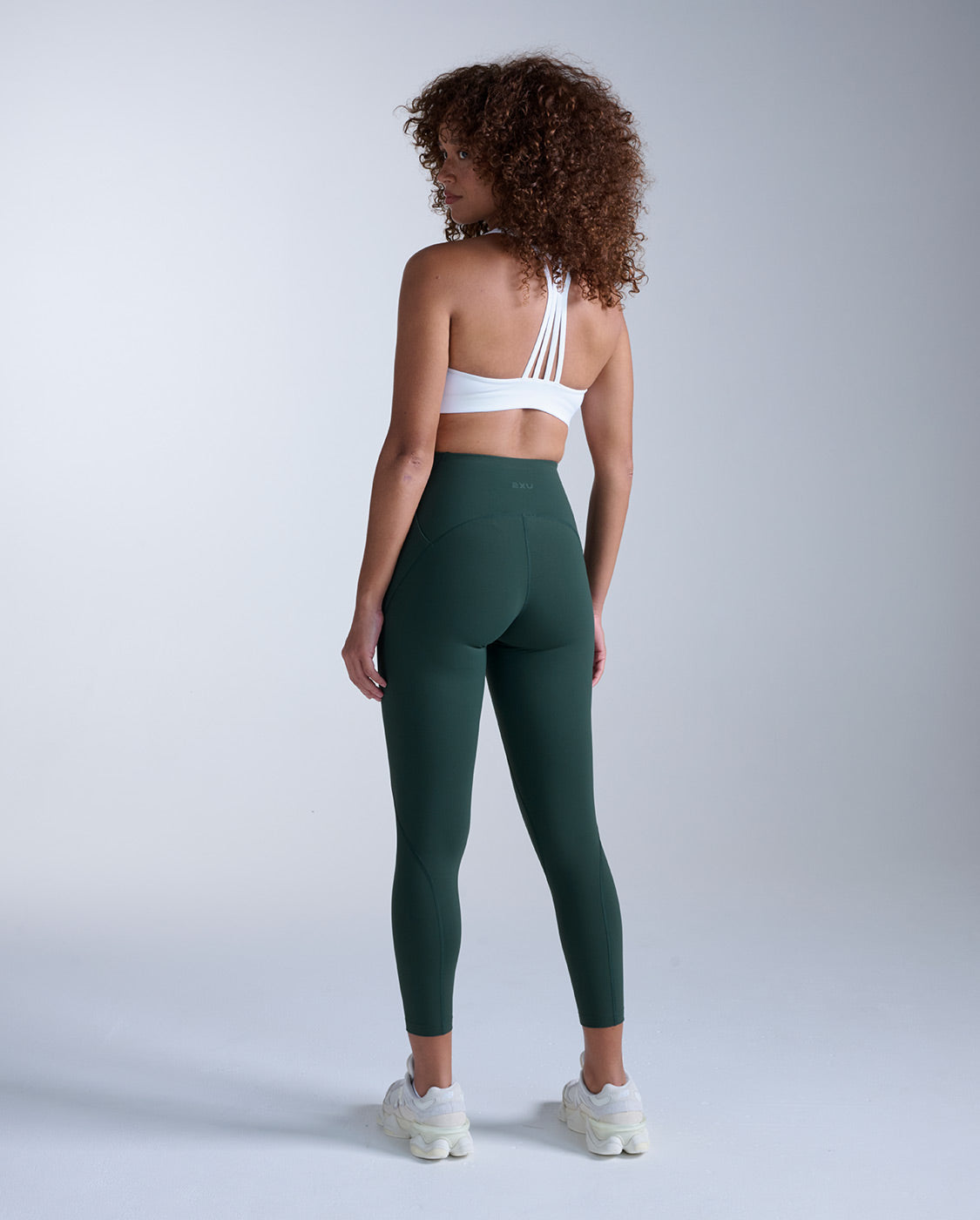 Flex Hi-Rise Compression 7/8 Tights, Ever Green/Ever Green