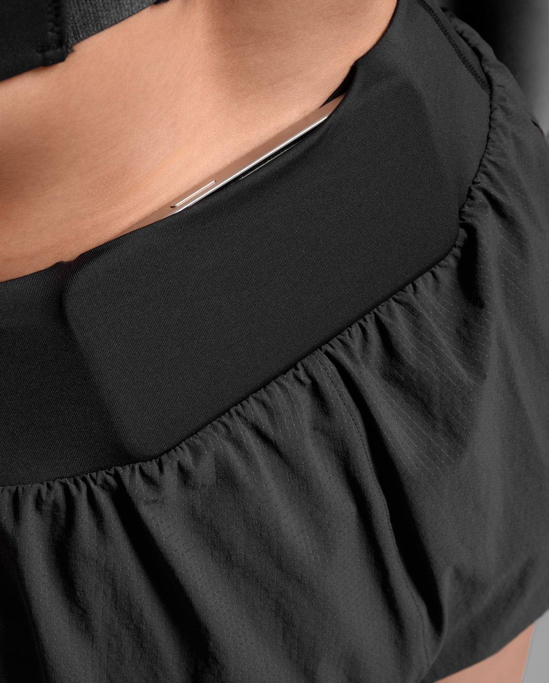 Light Speed Hi-Rise 3 Inch Shorts, Black/ Black Reflective