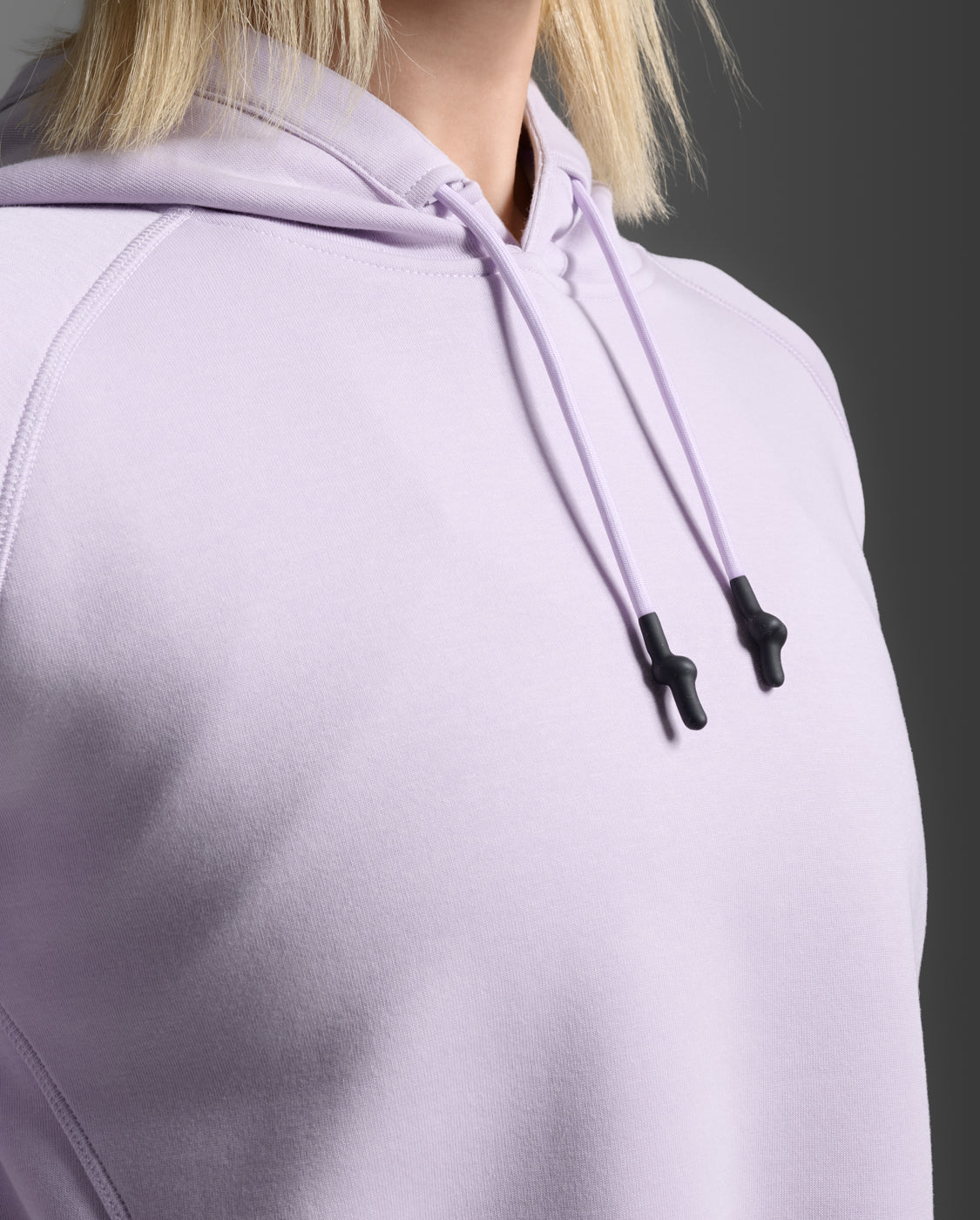 Form Smooth Spacer Crop Hoodie, Virtual Violet/Virtual Violet