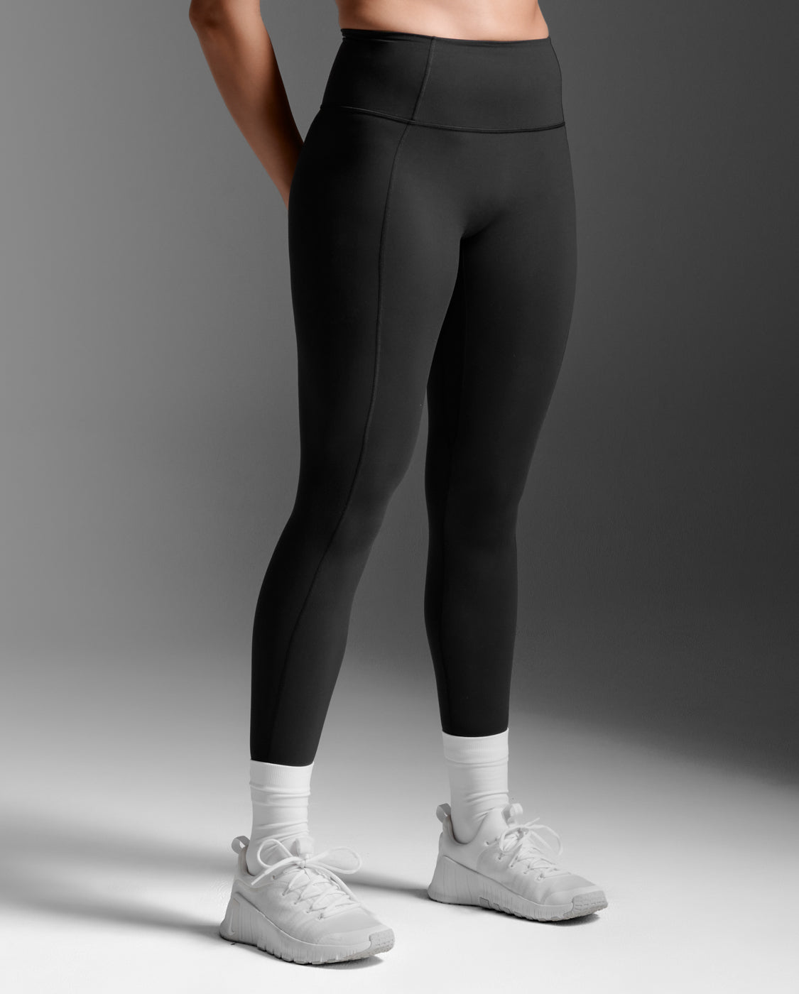 Fluid Hi-Rise Tights, Black/Black
