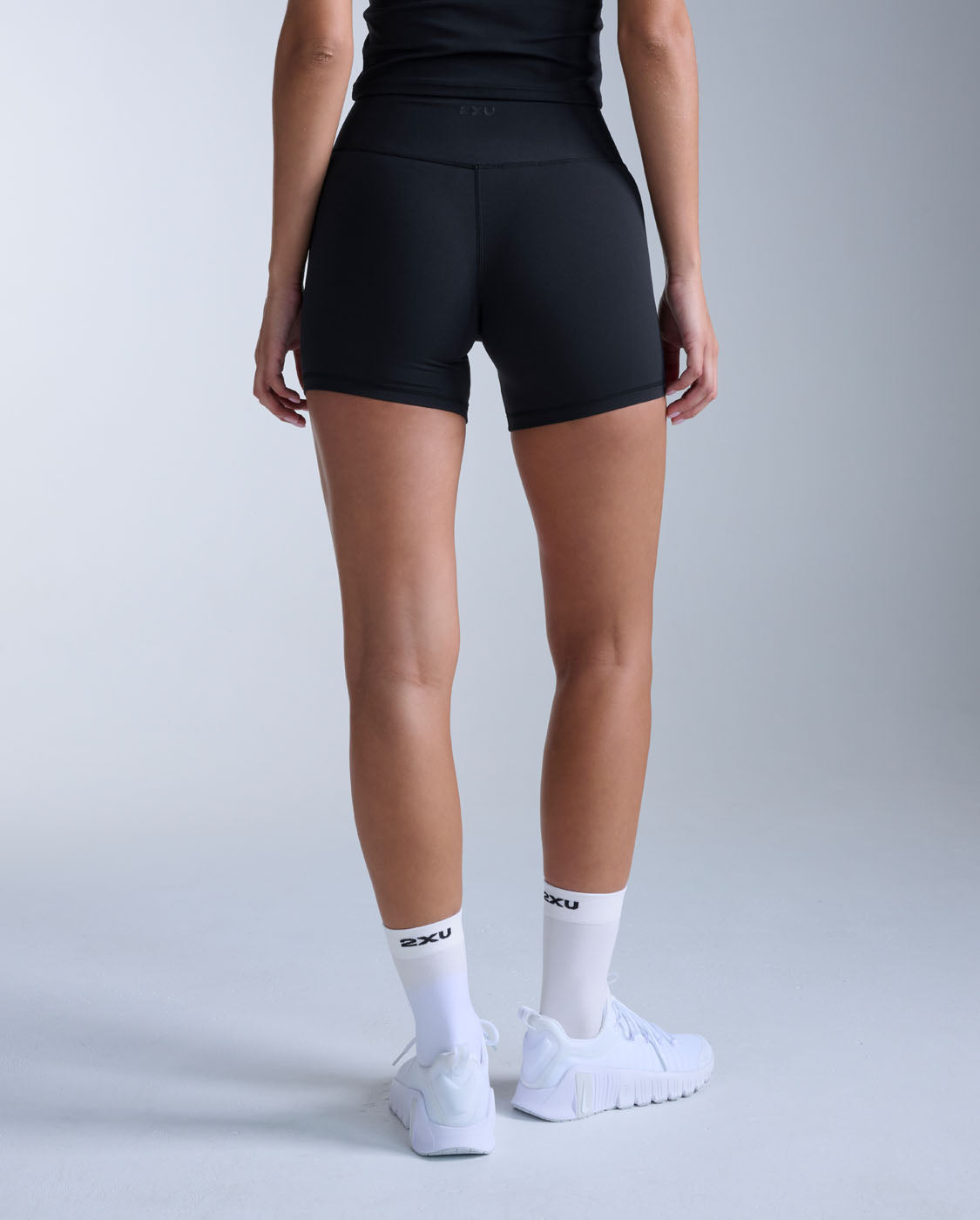 Fluid Hi-Rise 5 Inch Shorts, Black/Black