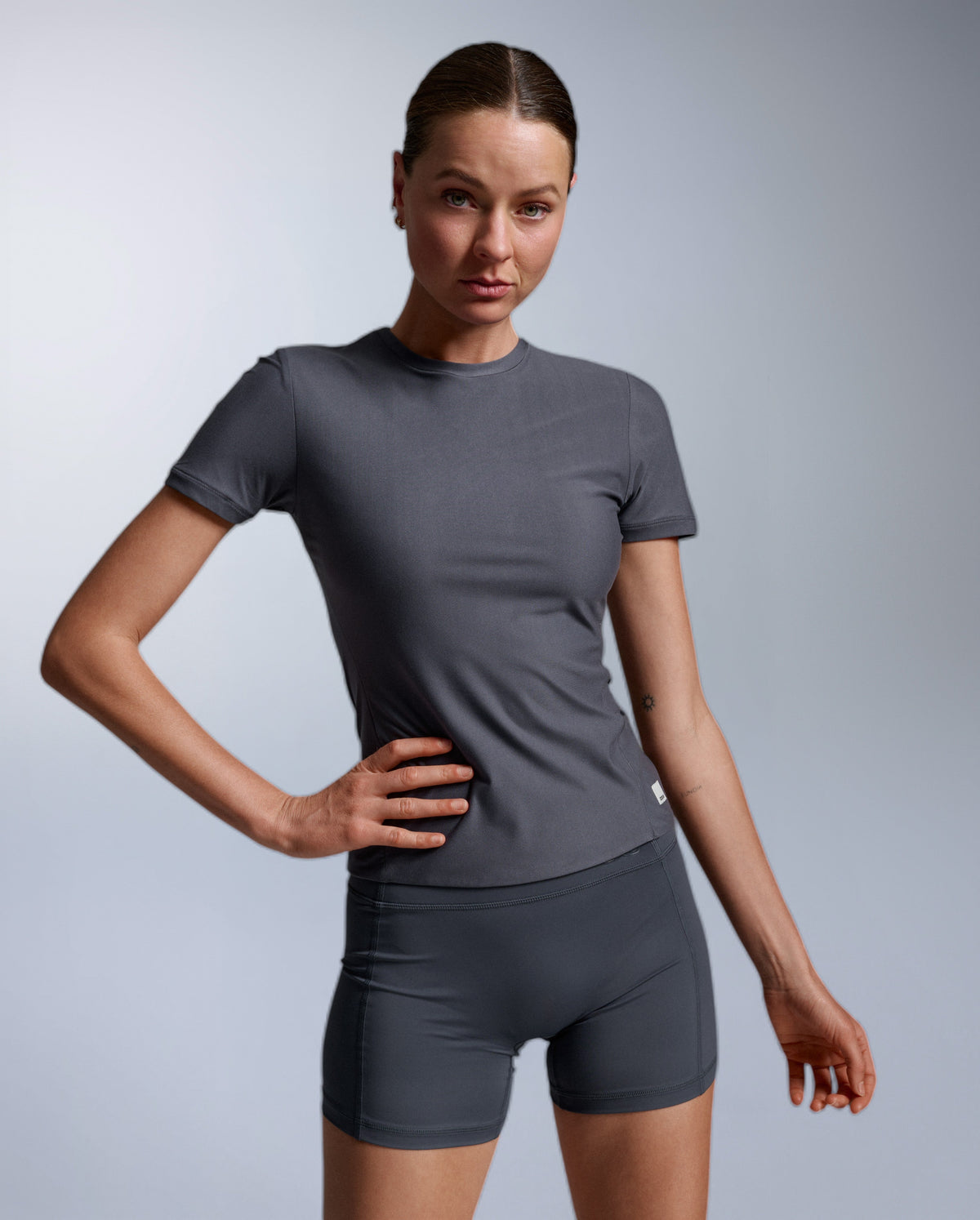 Wonderluxe Fitted Tee, India Ink/India Ink